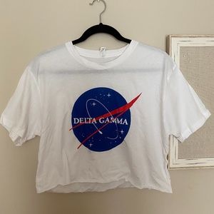 NASA Delta Gamma Cropped Tee